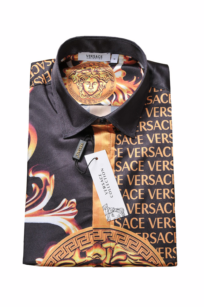 Mens Designer Clothes | VERSACE Medusa Men's Dress Shirt 178