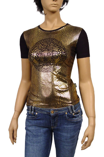 Mens Designer Clothes | VERSACE Ladies Short Sleeve Top #33