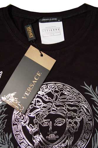 Mens Designer Clothes | VERSACE Multi Print Short Sleeve Tee #17