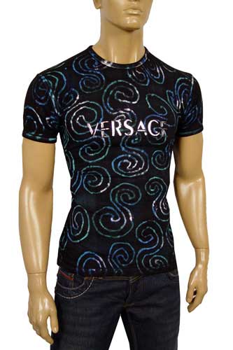 Mens Designer Clothes | VERSACE Men Short Sleeve Tee #28