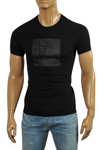 Mens Designer Clothes | VERSACE Men's Fitted T-Shirt #71