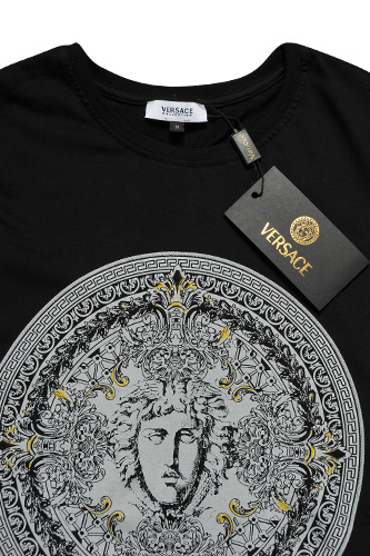 Mens Designer Clothes | VERSACE Men's Fitted T-Shirt #073