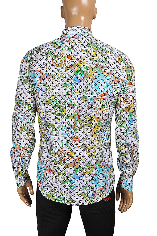 Mens Designer Clothes | LOUIS VUITTON menâ??s monogram colored long sleeve shirt 28