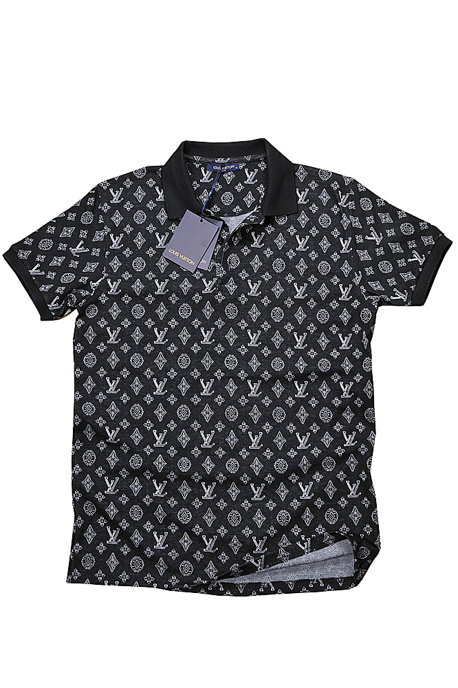 Mens Designer Clothes | LOUIS VUITTON Monogram Polo Shirt 32