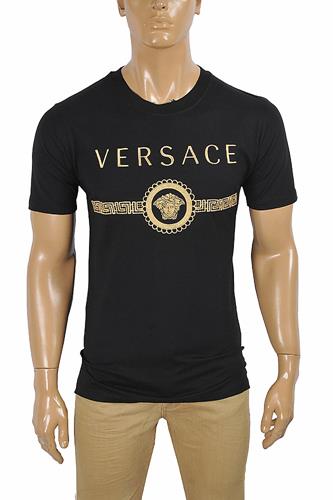 VERSACE men's t-shirt with front medusa print 124